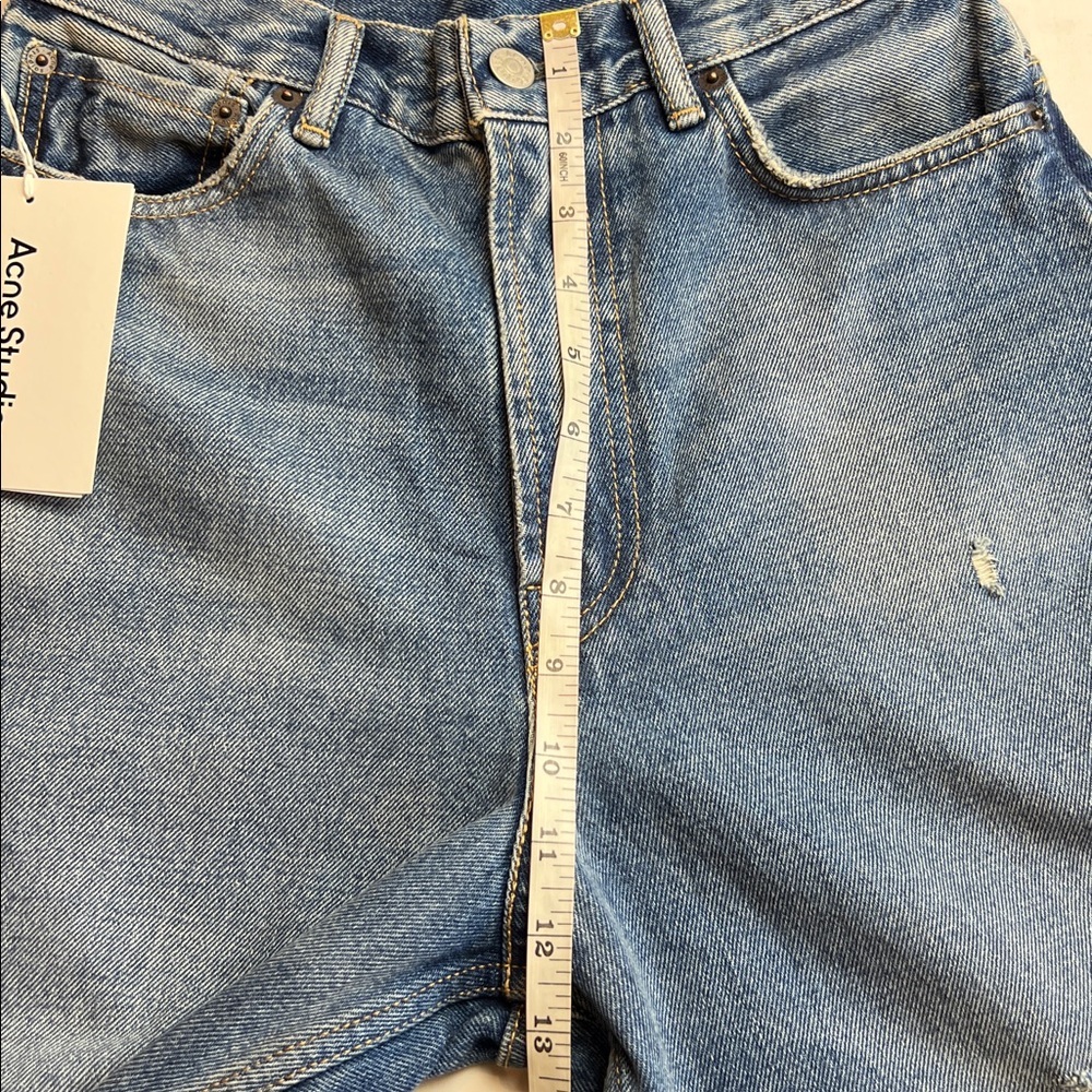 ACME STUDIO 1993 Vintage Blue High waist Jeans SZ 27 - Picture 15 of 15